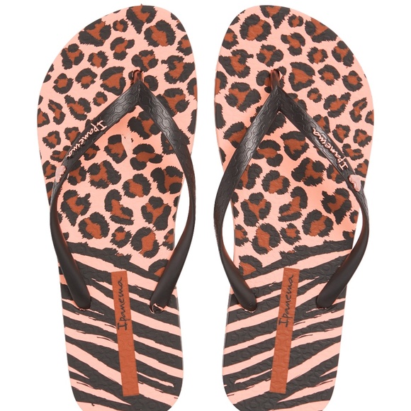 ipanema animal print flip flops